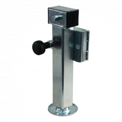 steunpoot wegklapbaar SF60-D42-met zeskant SW19 en adapter ⧄60mm 1300kg verzinkt 240mm 415mm 1860725 - 3526